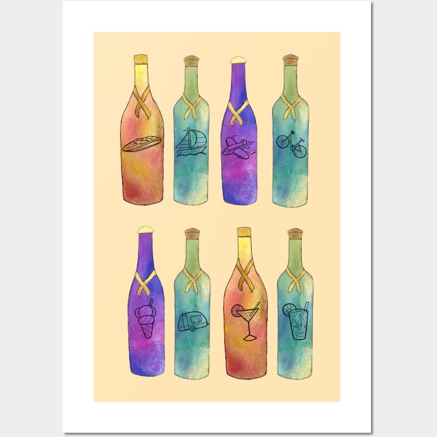 Summer Time Refreshments Wall Art by DesignsByMonique